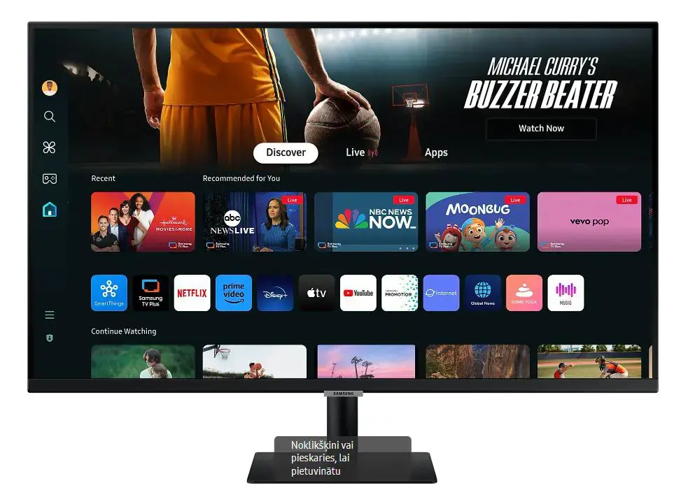 Samsung LS32DM702UUXDU 32" VA Monitor UHD 3840x2160/16:9/300cd/m2/4ms, HDMI, USB | Samsung