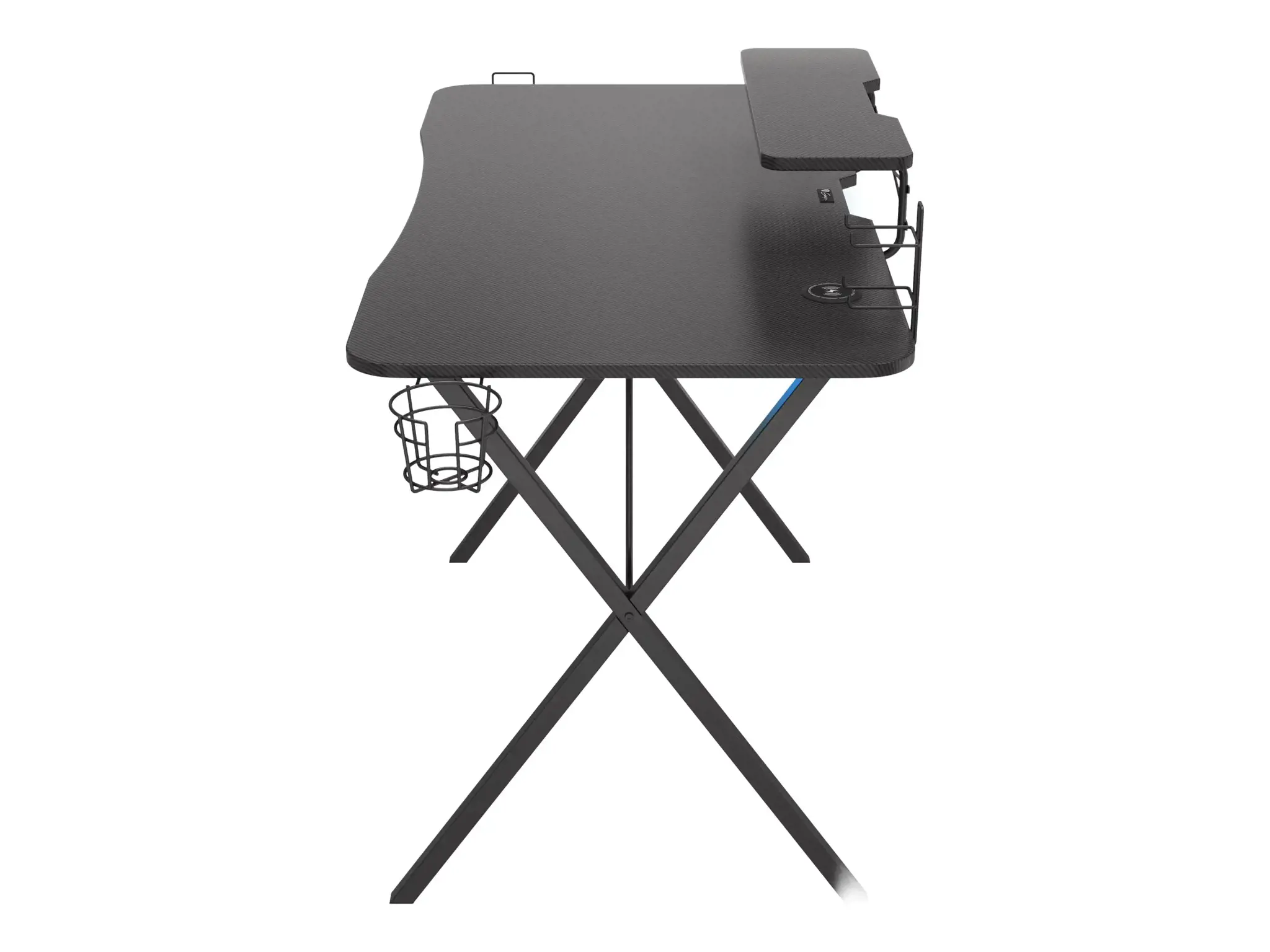 Žaidimų stalas Natec Genesis Holm 300 RGB, Juoda