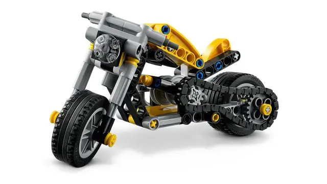 LEGO TECHNIC 42225 Yellow Motorcycle