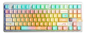 AULA Gasket F87 Pro V2 Orange Soda Kailh Meteorite Ice Cream RGB Keyboard