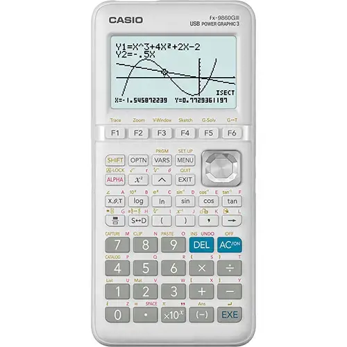 Mokslinis skaičiuotuvas CASIO FX-9860GIII-W-ET, 89x178x23 mm