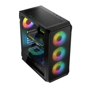 Logic PORTOS ARGB MINIDI USB 3.0 korpusas Juodas