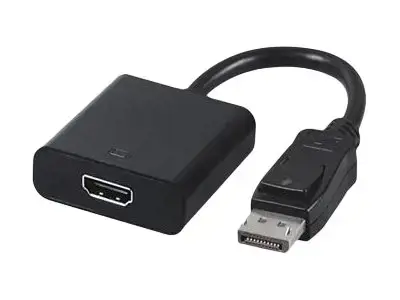 GEMBIRD A-DPM-HDMIF-002 Gembird Displayport vyriškos ir HDMI moteriškos lyties adapteris, 10 cm, juodas
