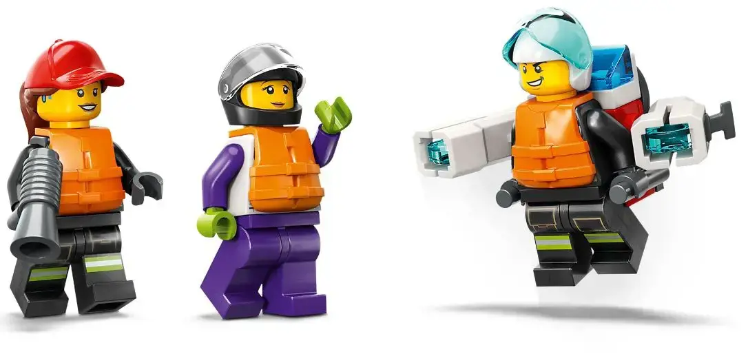 LEGO CITY 60373 UGNIAGESIŲ GELBĖTOJŲ VALTIS