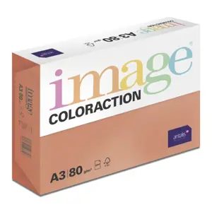 Spalvotas popierius IMAGE COLORACTION, A3, 80g/m2, 500 lapų, London / Dark Red
