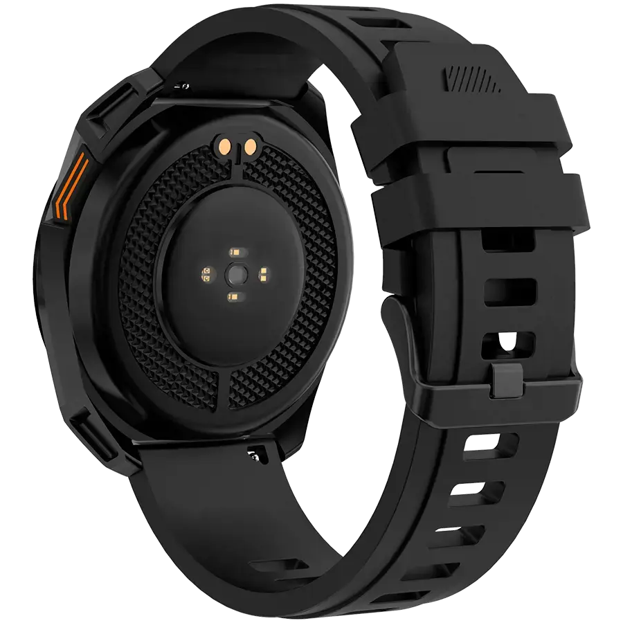 CANYON Maverick SW-83,Smart Watch, Realtek 8762DT, IPS1.32'' 360x360, ARM Cortex-M4F,RAM192KB/ROM128MB, 400mAh 3.8v,GPS,128 Sport modes,IP68,STRAVA support,Real-Time Heart Rate & SpO2, black case & silicone strap 46*45.4mm 259*20mm, black