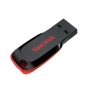 USB atmintinė SanDisk SDCZ50-016G-B35 Black Black/Red 16 GB