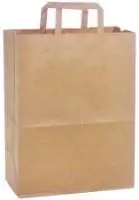 Maišeliai maisto išsinešimui KRAFT, popieriniai,  32 x 17 x H 28 cm, 250 vnt