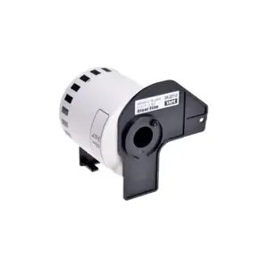 OEM tape roll Brother DK22113 Black on clear 62 mm