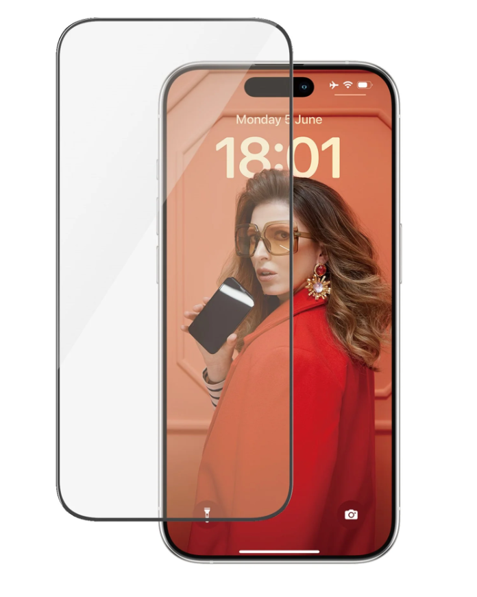 "PanzerGlass" ekrano apsauga "iPhone 2023 6.1 Pro" | Ultra-Wide Fit w. EasyAligner