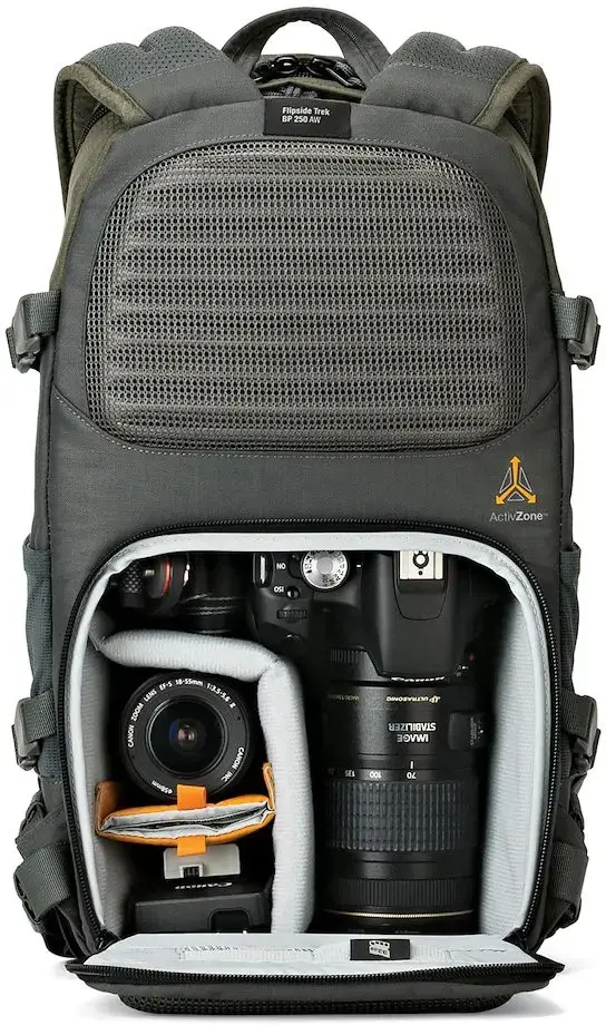 "Lowepro" kuprinė Flipside Trek BP 250 AW, pilka