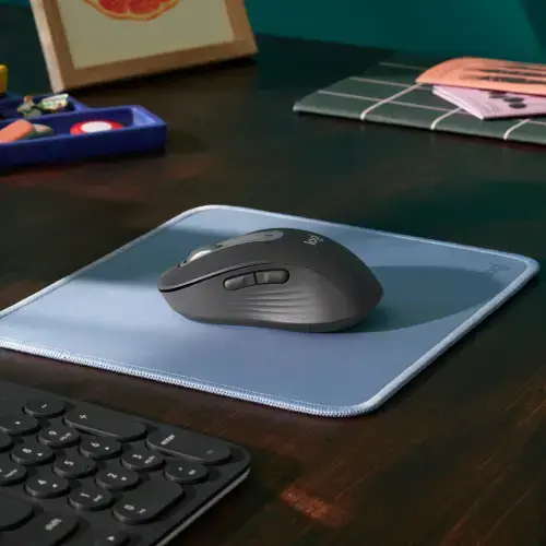 "Logitech Signature M650" belaidė pelė, dešinioji, optinė, RF belaidis ryšys + "Bluetooth", 2000 DPI, grafito spalvos