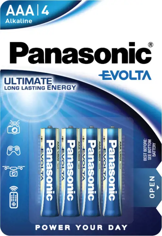 "Panasonic Evolta" akumuliatorius LR03EGE/4B