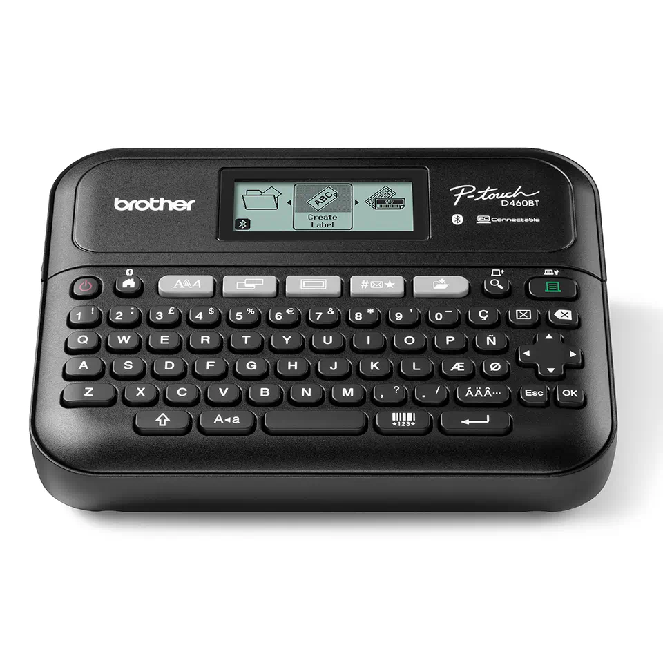 BROTHER PT-D460BT ETIKEČIŲ SPAUSDINTUVAS, SKIRTAS KOMPIUTERIUI, SU "BLUETOOTH