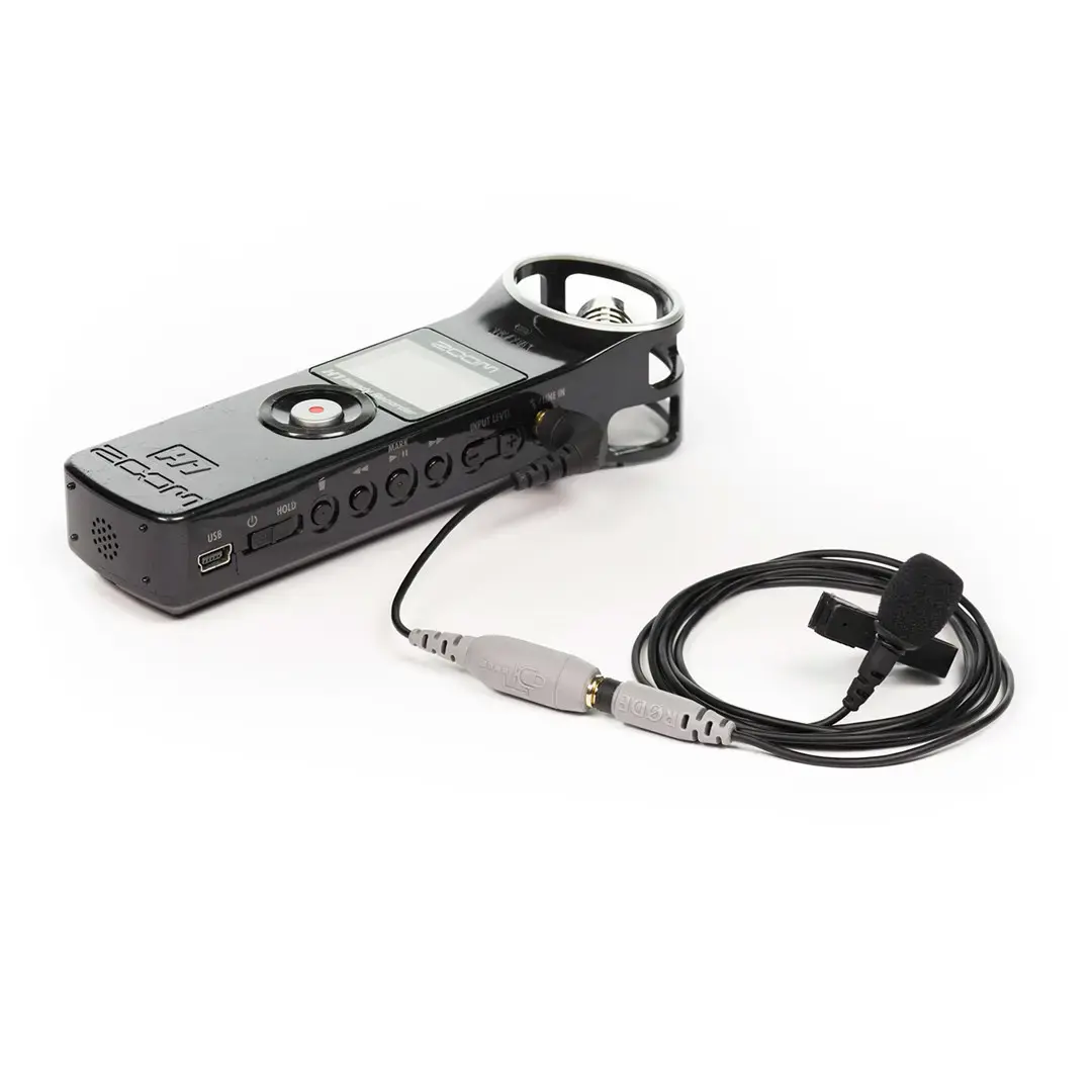 "RØDE smartLav+" juodas Lavalier/Lapel mikrofonas