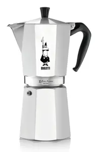 "Bialetti Moka Express" Moka puodas 0,55 l, juodas, sidabrinis