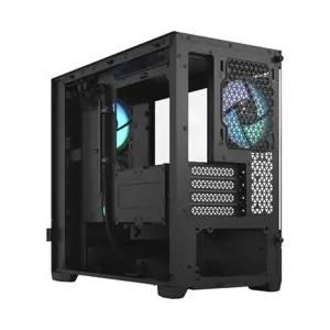 FRACTAL DESIGN "Pop Mini Air RGB" juodas TG skaidrus atspalvis