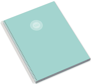 Bloknotas Ambar Campus Moonfklower Sq, A5, 80psl, 90gsm, kietas viršelis