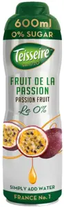 Sirupas TEISSEIRE, Passion Fruit, be cukraus, 0,6l