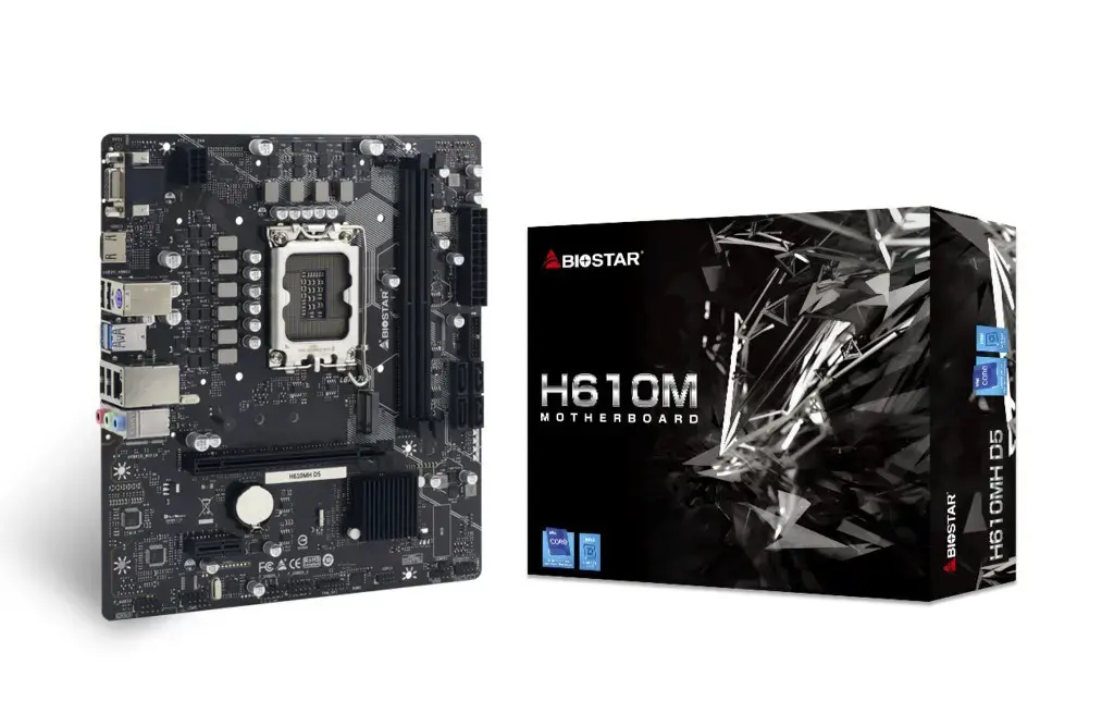 BIOSTAR H610MH D5 pagrindinė plokštė