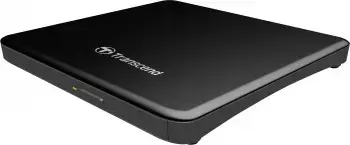 TRANSCEND 8X DVDS-K itin plonas rašytuvas USB 2.0 išorinis juodas CD-R/RW DVD+/-R DVD+/-RW DVD+/-R DL DVD-RAM