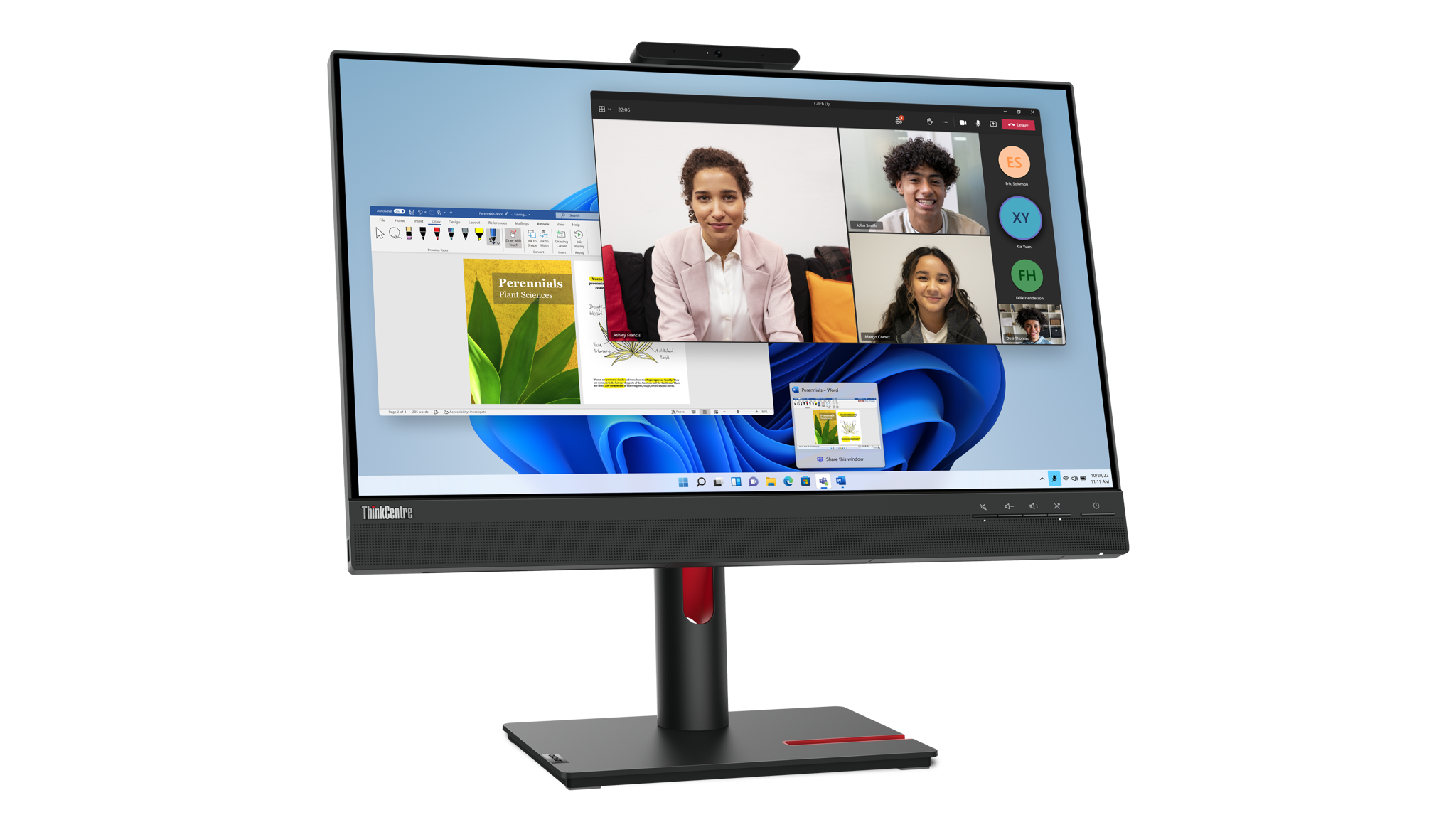 "Lenovo ThinkCentre Tiny-In-One 24", 60,5 cm (23,8"), 1920 x 1080 taškų, "Full HD", LED, 6 ms, juoda