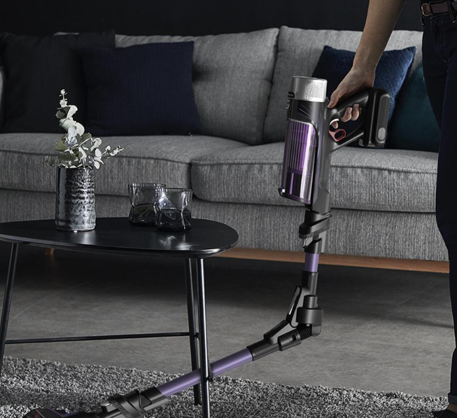 TEFAL Vacuum Cleaner | TY2039WO X-force Flex | Cordless operating | 250 W | Black/Purple