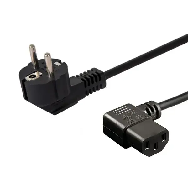 SAVIO CL-116 kabelis (C13 / IEC C13 / IEC 320 C13 M - "Schuko M"; 1,8 m; juoda spalva)