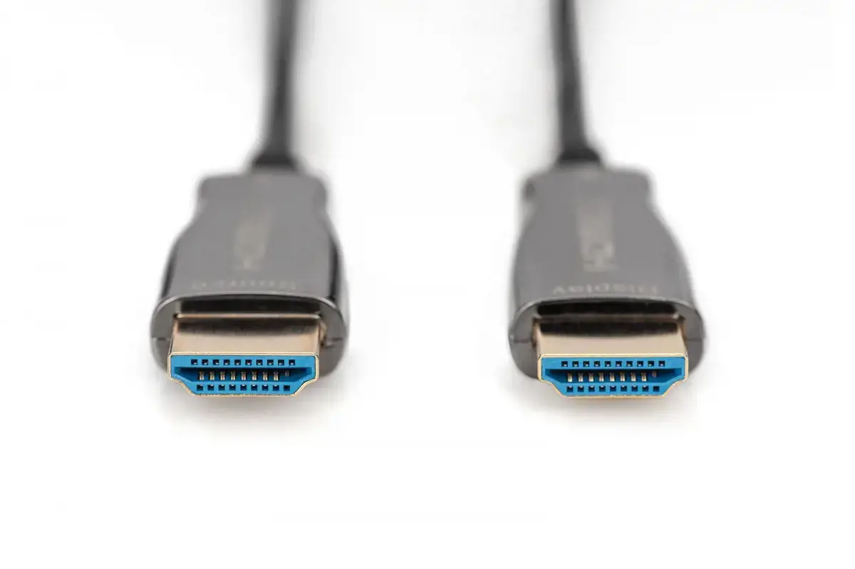 ASSMANN jungiamasis kabelis HDMI hibridinis šviesolaidis Premium HighSpeed Ethernet AOC 4K 60Hz UHD tipo HDMI A/HDMI A M/M 15 m