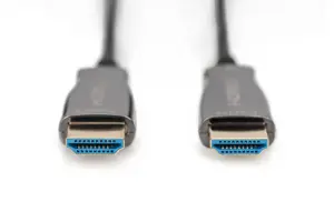 ASSMANN jungiamasis kabelis HDMI hibridinis šviesolaidis Premium HighSpeed Ethernet AOC 4K 60Hz UHD tipo HDMI A/HDMI A M/M 15 m