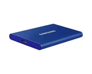 "Samsung" nešiojamasis SSD T7, 2000 GB, C tipo USB, 3.2 Gen 2 (3.1 Gen 2), 1050 MB/s, apsauga nuo slaptažodžio, mėlynas