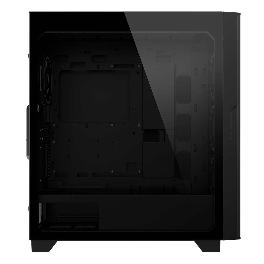 GIGABYTE GB-AC500G ST, Midi Tower, PC, Black, ATX, EATX, micro ATX, Mini-ITX, Glass, Plastic, Steel, Gaming