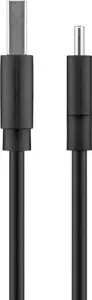 "Goobay" 59122 USB 2.0 kabelis (USB-C™ į USB A), juodas "Goobay