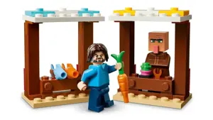 LEGO MINECRAFT 21273 The Ghast Balloon Village Attack