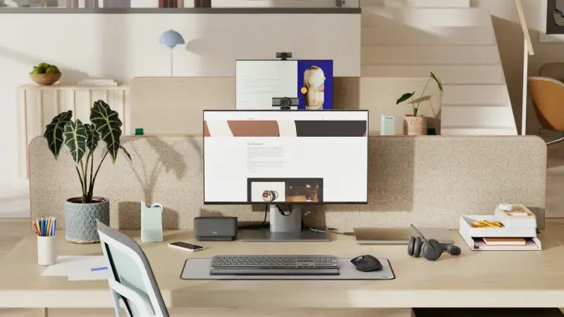 Logitech MX Brio 705 for Business Internetinė kamera, 8.5 MP, 4K Ultra HD 4096x2160, USB-C, Graphite