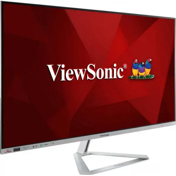 Monitorius Viewsonic VX Series VX3276-2K-mhd-2, 81.3 cm (32"), 2560 x 1440 pixels, Quad HD, LED, 4 ms, Silver