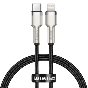 "Baseus Cafule" metalinis duomenų perdavimo kabelis C tipo USB/"Lightning" - 20W Power Delivery 0,2…