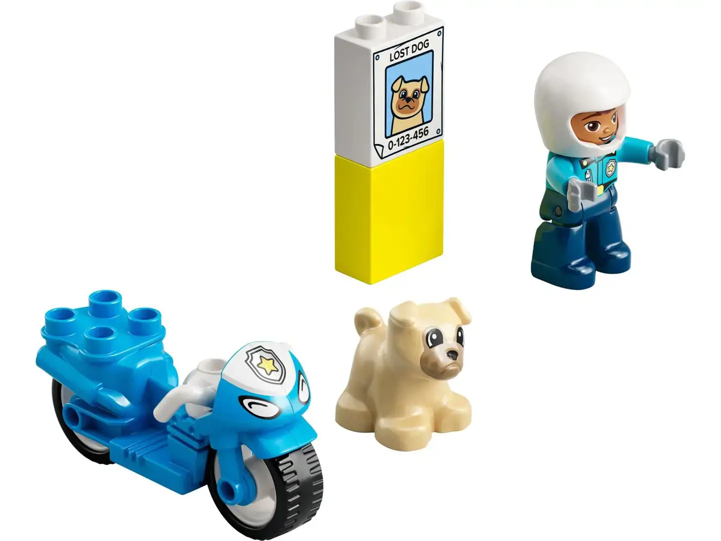 LEGO DUPLO 10967 Policijos motociklas
