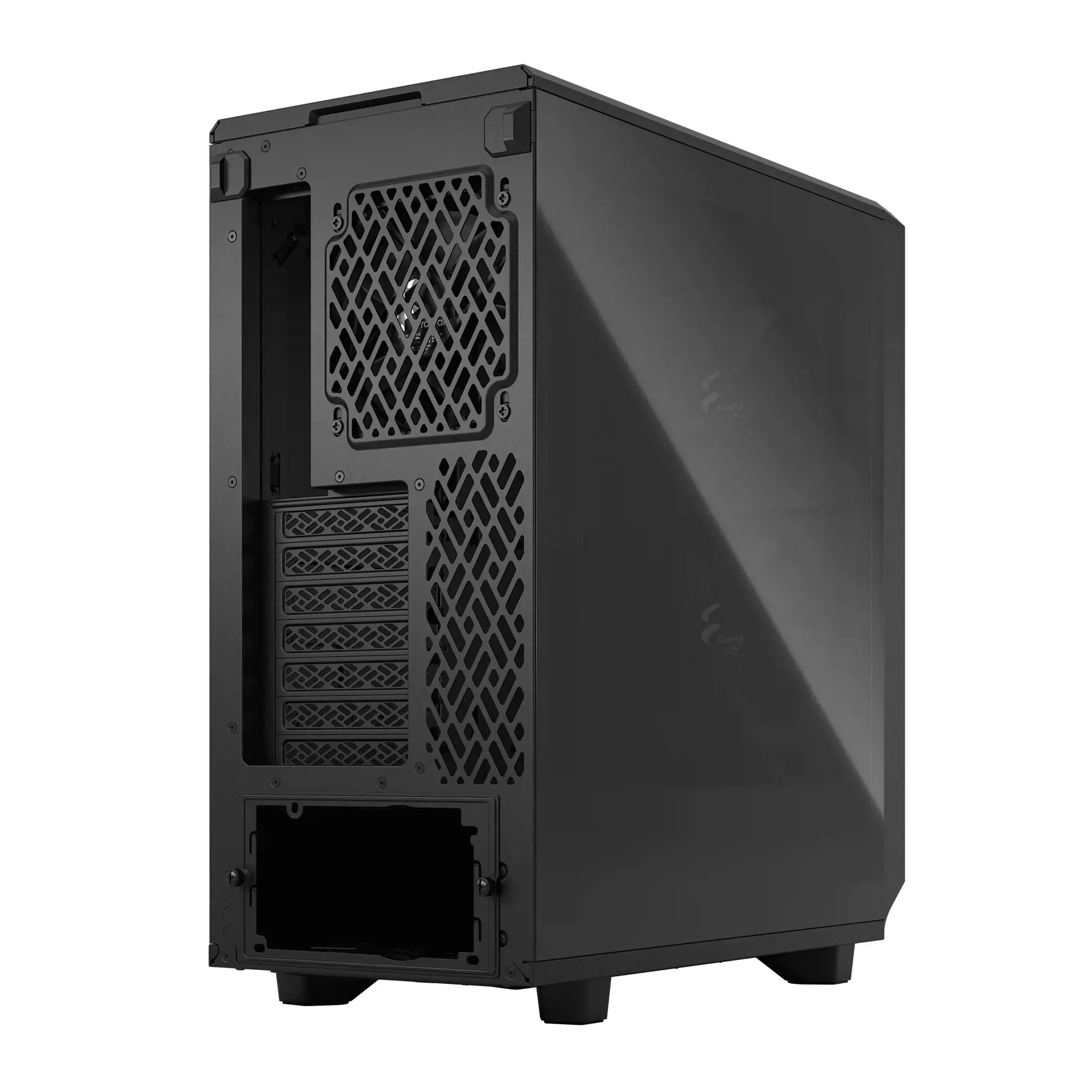 "Fractal Design Meshify 2 Compact", Kompiuteris, Juodas, ATX, "micro ATX", Mini-ITX, Plienas, Grūdintas stiklas, Žaidimams, 16,9 cm