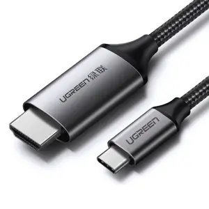 Ugreen 50570, 1.5 m, USB C, HDMI Type A (Standard), Male, Male, Straight