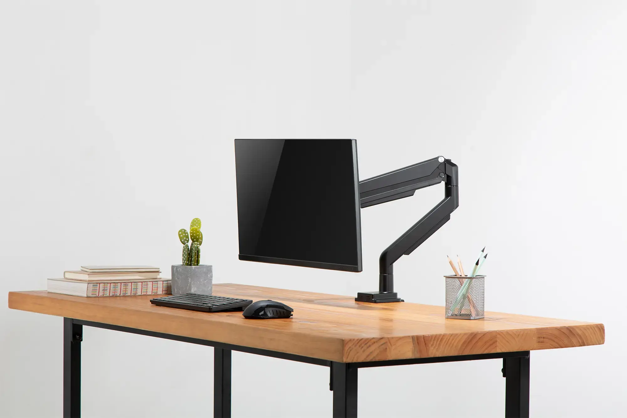 DIGITUS DA-90394 Viengubos dujinės spyruoklės monitoriaus laikiklis 17-32 colių 9 kg maks. juoda