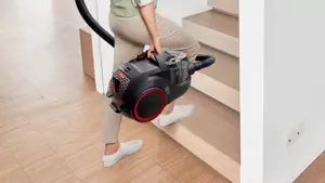 Bosch Serie 4 BGS21POW2, Drum vacuum, Dry, Bagless, 2 L, HEPA, Filtering