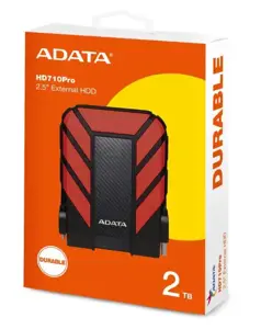 ADATA HD710P 2TB USB3.1 kietasis diskas 2.5i raudonos spalvos