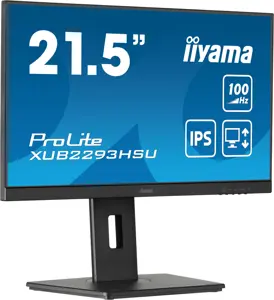 21,5" IPS-panel, 1920x1080@100Hz, 15cm Height Adj. Stand, 300cd/m², Speakers, HDMI, DisplayPort, 1m…