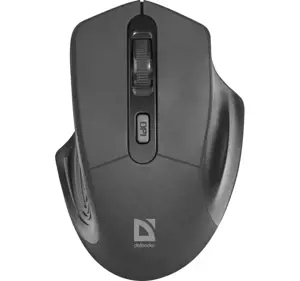 OPTINĖ PELĖ DEFENDER DATUM MB-345 RF BLACK 1600DPI 4P