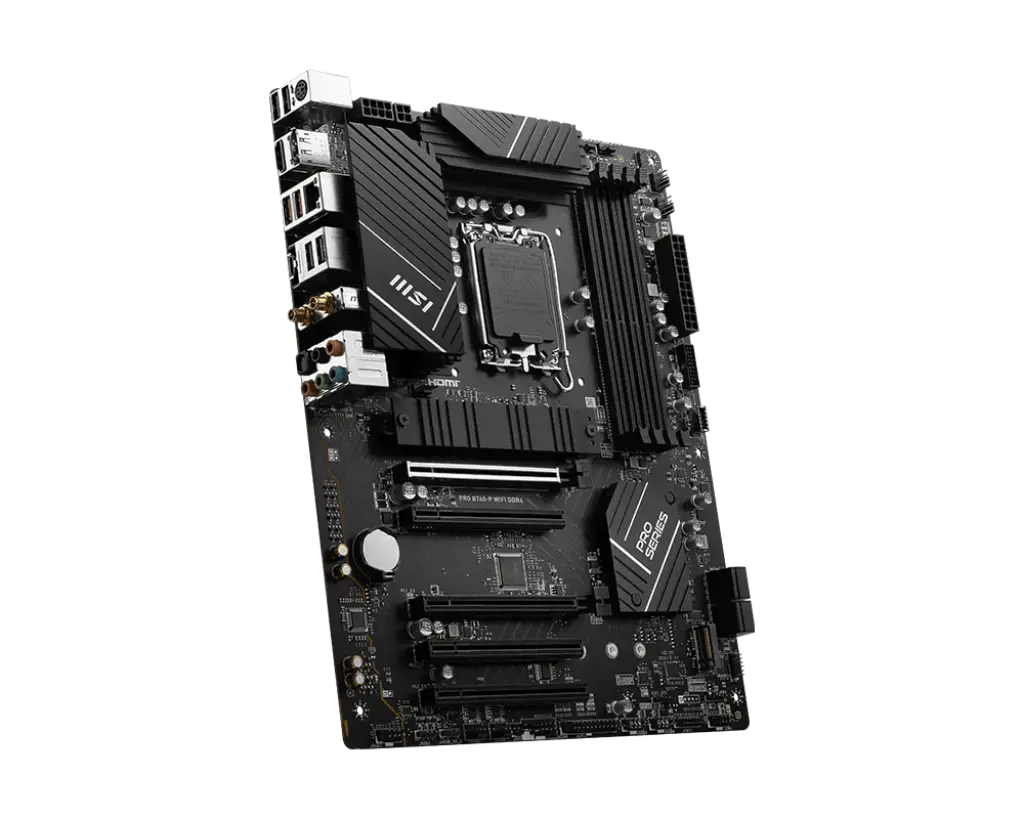 MSI PRO B760-P WIFI DDR4, "Intel", LGA 1700, "Intel® Celeron®", "Intel® Pentium® Gold", LGA 1700, DDR4-SDRAM, 128 GB