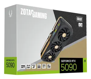Vaizdo plokštė ZOTAC GeForce RTX 5090 32 GB, GDDR7, ZT-B50900J-10P