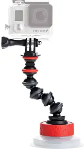 "Joby" prisisiurbimo puodelis "Gorillapod Arm" + "GoPro" adapteris