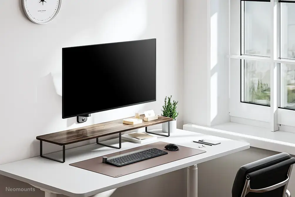 "Neomounts by Newstar" sieninis adapteris, Sieninė plokštė, Juoda, -1 kg, Sieninis, -25,4 mm (-1"), -25,4 mm (-1")