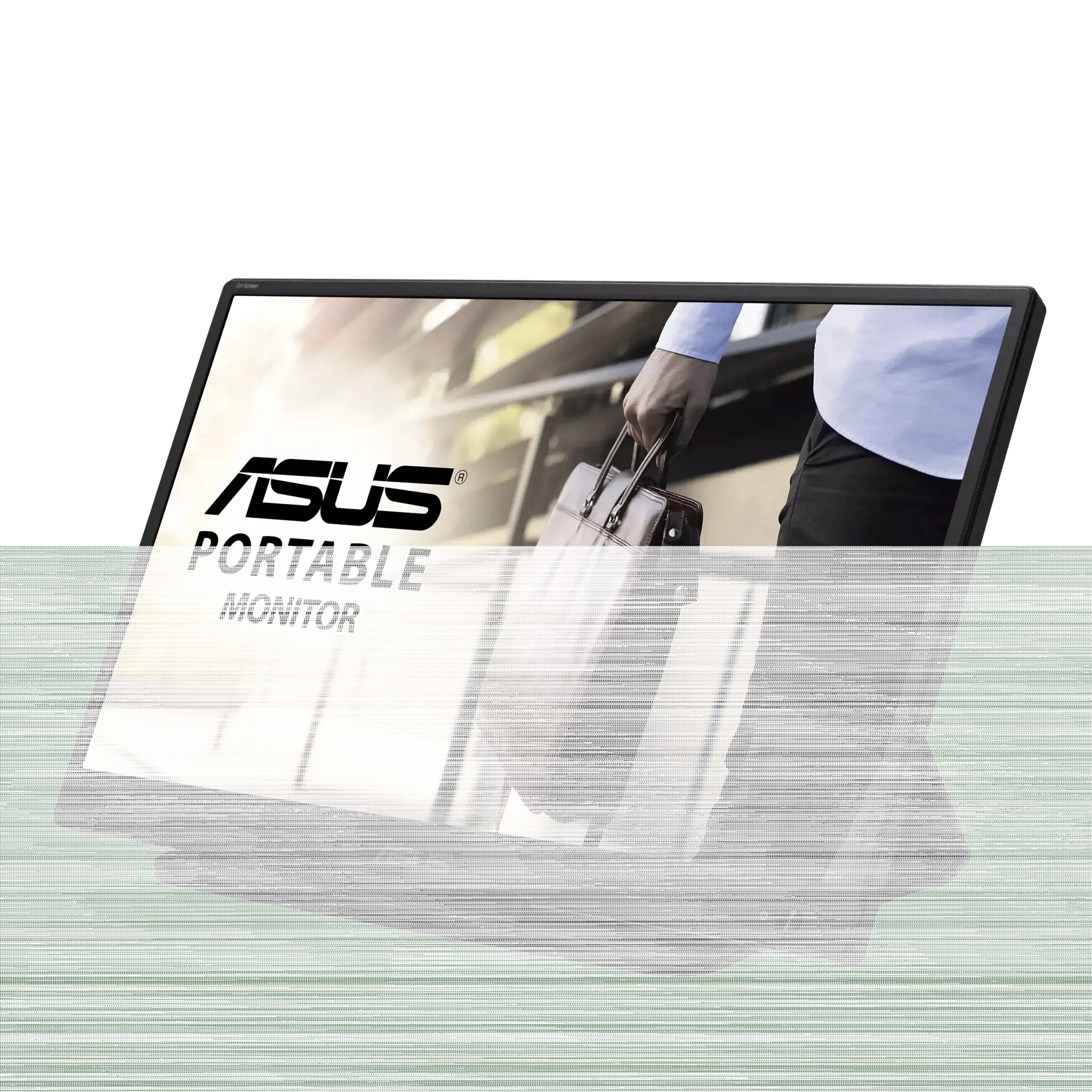 Monitorius ASUS ZenScreen MB166C 15.6inch IPS FHD 1920x1080 Portable Monitor Flicker free USB Type-C Low Blue Light TUV certified